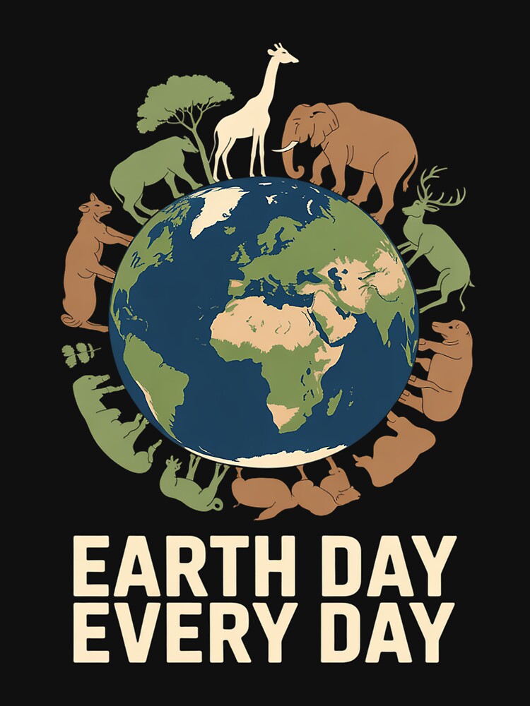 Earth Day Every Day Gift for Planet Lovers Eco by silladive