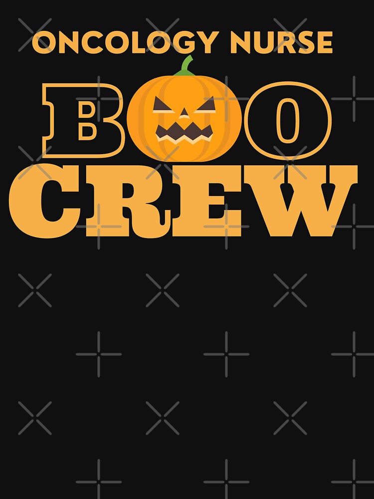 Oncology Nurse Boo Crew Pumpkin Shirt by Ahmer Qureshi