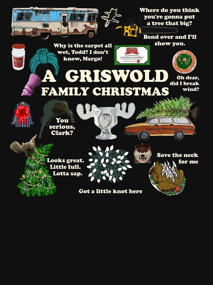 Blue Christmas Vacation Vintage Griswold Family by happyholidayfan
