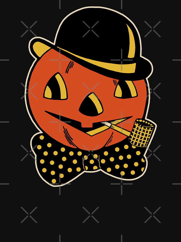 Vintage Fancy Halloween Pumpkin Man by fearcity