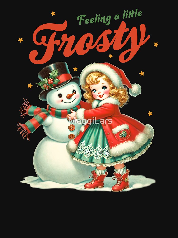 Vitnage Christmas Snowman by MaggiLars