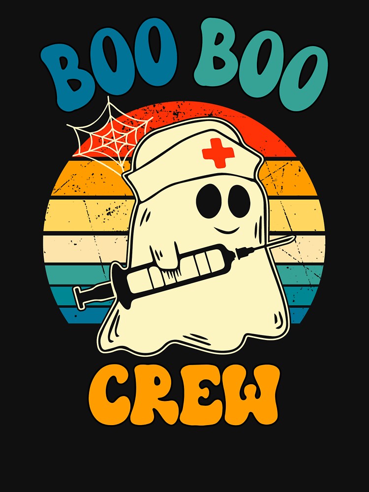 Boo Boo Crew Halloween Nurse Ghost by NessiCreates