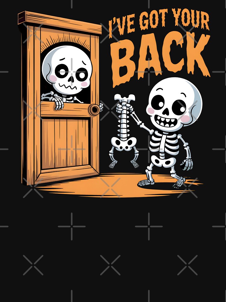 Ive Got Your Back - Halloween Skeletons by GRABAPSHOP