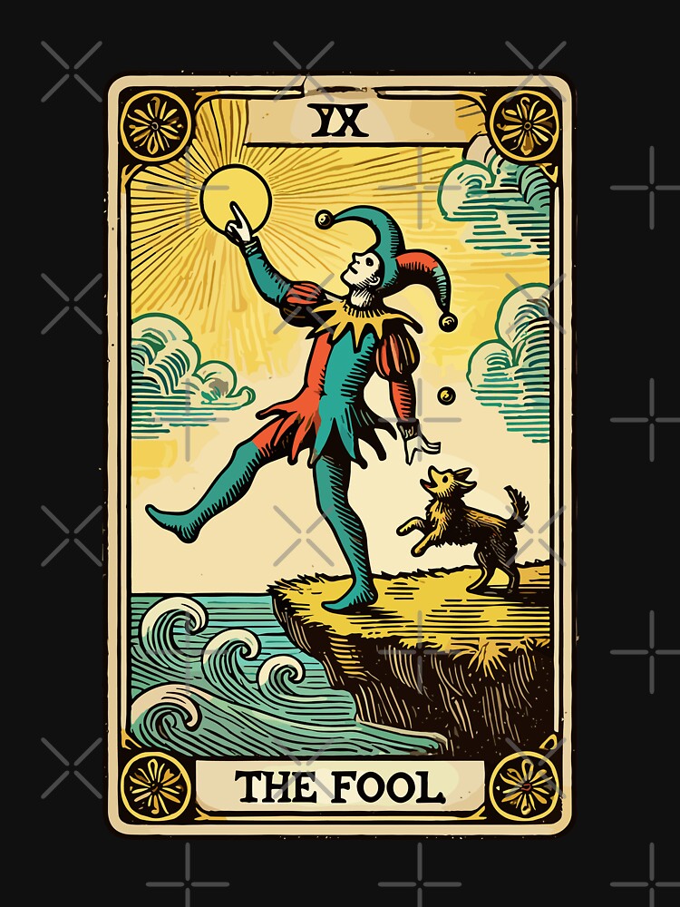 Tarot Card Design The Fool Halloween Vintage by LuminOrb