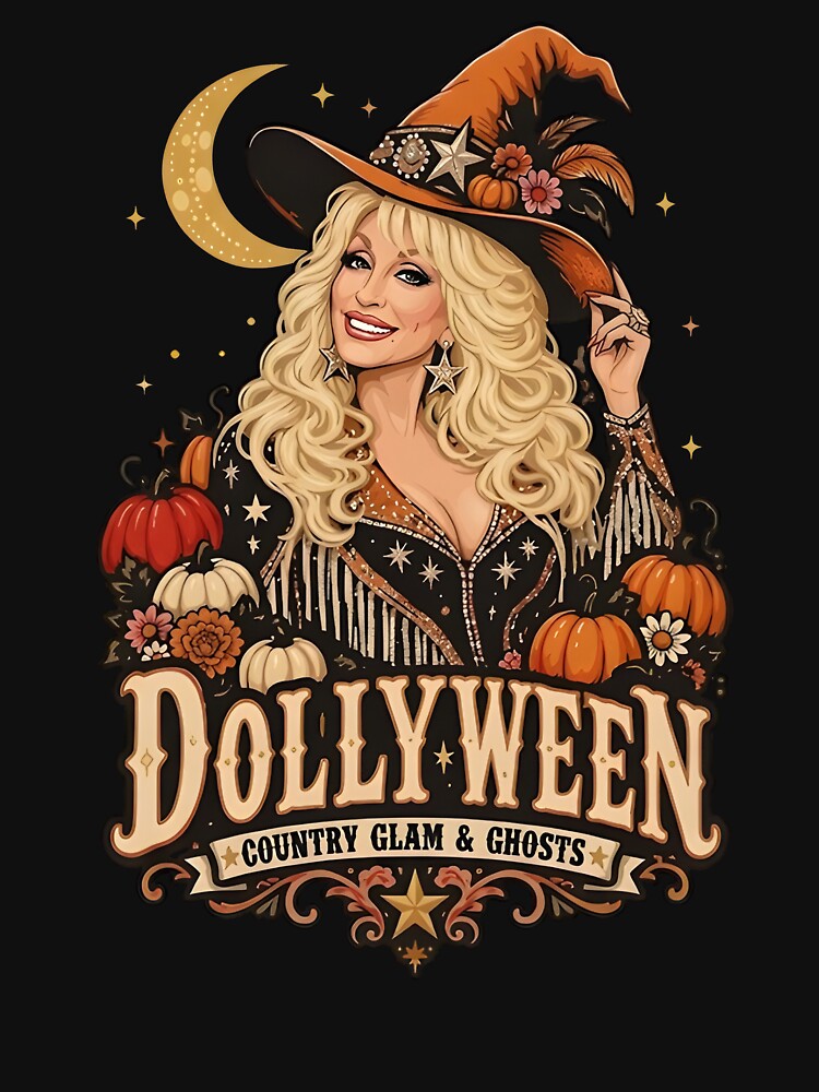 Dollyween Country Glam & Ghosts Halloween Cowgirl by OddPopARt