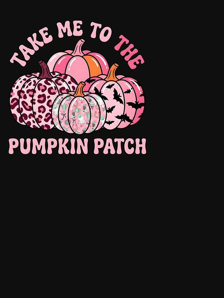 Take Me To The Pumpkin Patch Pink Fall Girls by KroghDs
