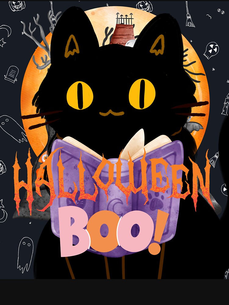 Halloween Kitty Boo by Flirt-Teez