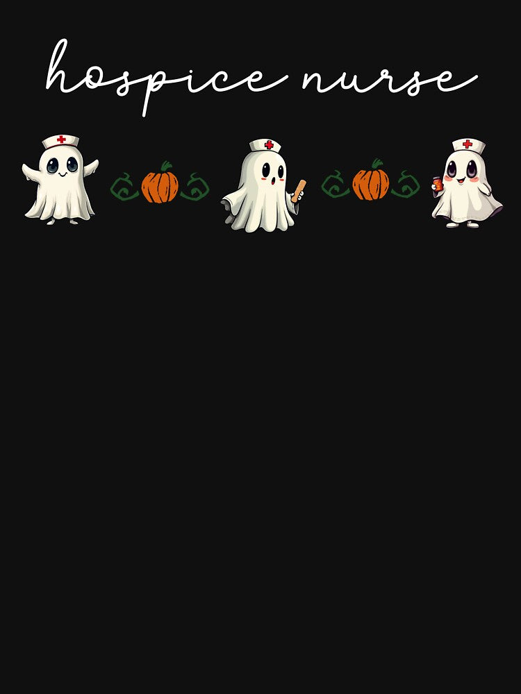 Hospice Nurse Cute Halloween by NoonMoonApparel