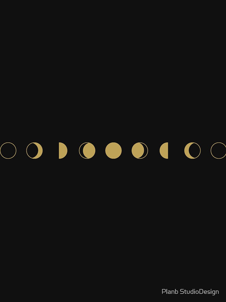 geometric moon phases by Planb StudioDesign