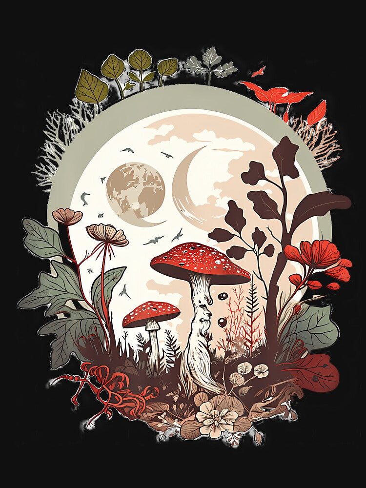 Dark Goblincore Mushrooms Aesthetic by cesitahirjir
