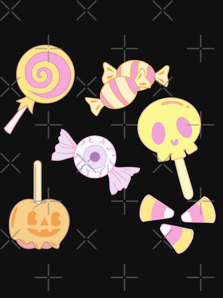 Pastel Halloween Candy Party Pattern by ZazasDesigns