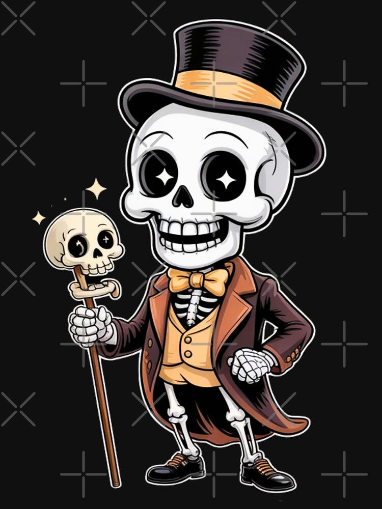 Dapper Skeleton Gentleman Halloween Costume by JerdbordinShop