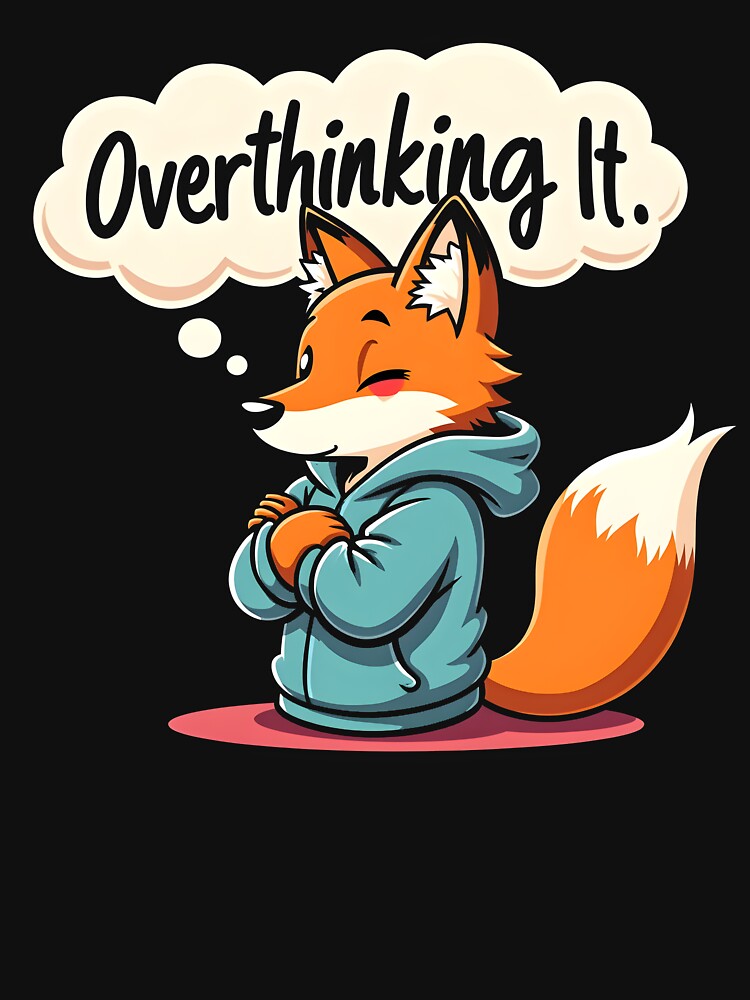 Overthinking it Fox Design by FoxyJags