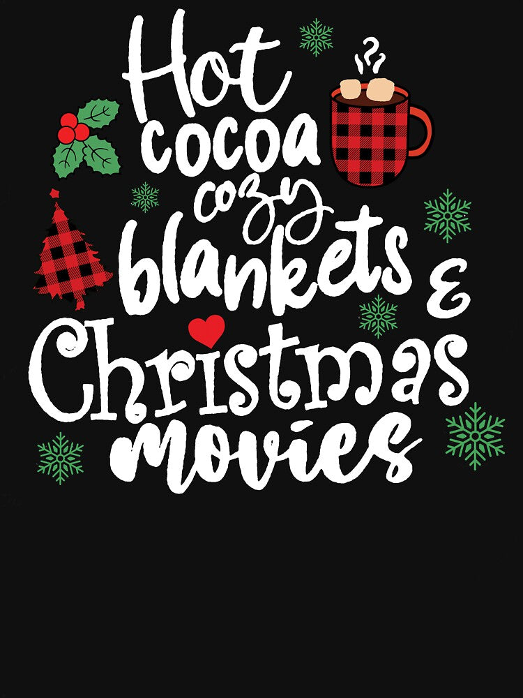 Hot Cocoa Cozy Blankets Christmas by LounaDona