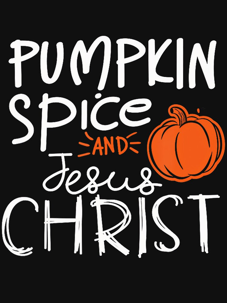 Pumpkin Jesus Christmas Christ Retro Funny Classic Spice and Vintage by JamieFmorriSS