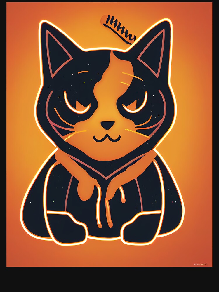 cat halloween orange baseboll by ComicsFactory