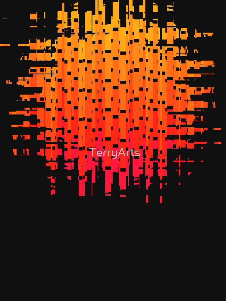 Spotty Retro Sunset Abstract Fun Sun Aesthetic - or Abstract City Lights 4 of 4 by Beachy