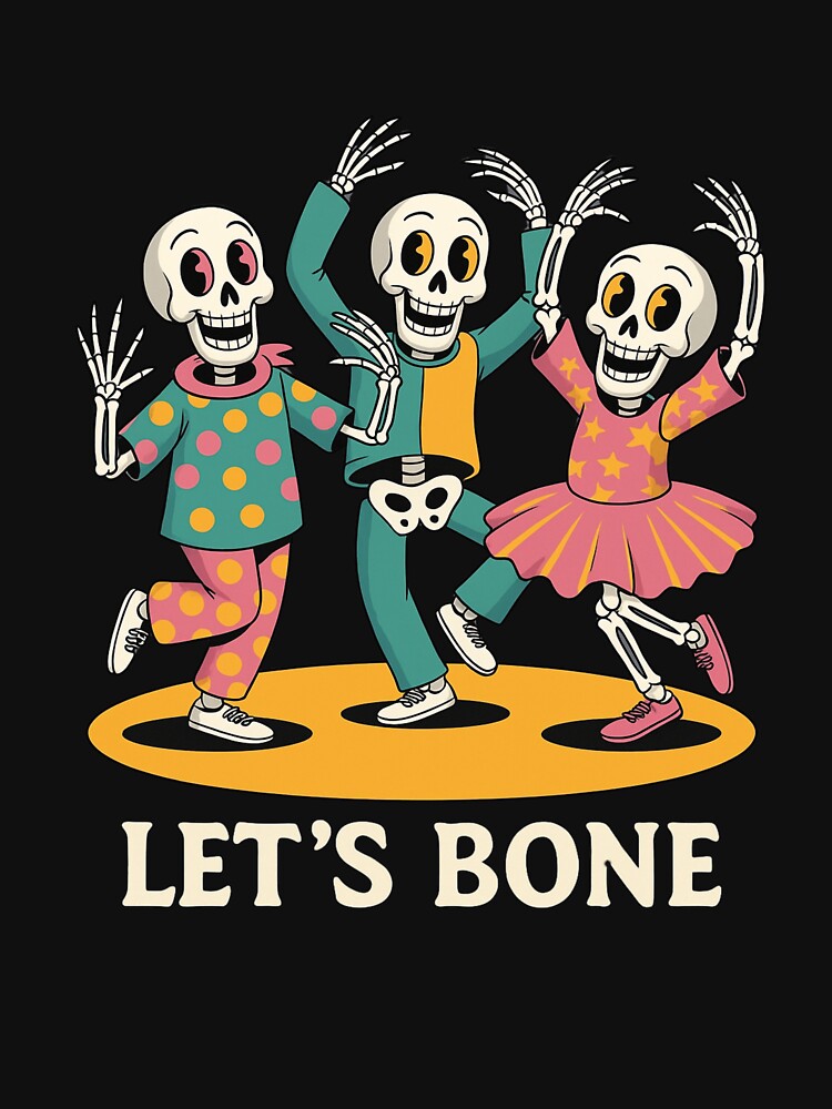 Dancing Skeletons Dance Challenge Halloween – Join the Festive Fun with Spooky and Playful Skeletons Dancing to Celebrate the Season by Marpin91