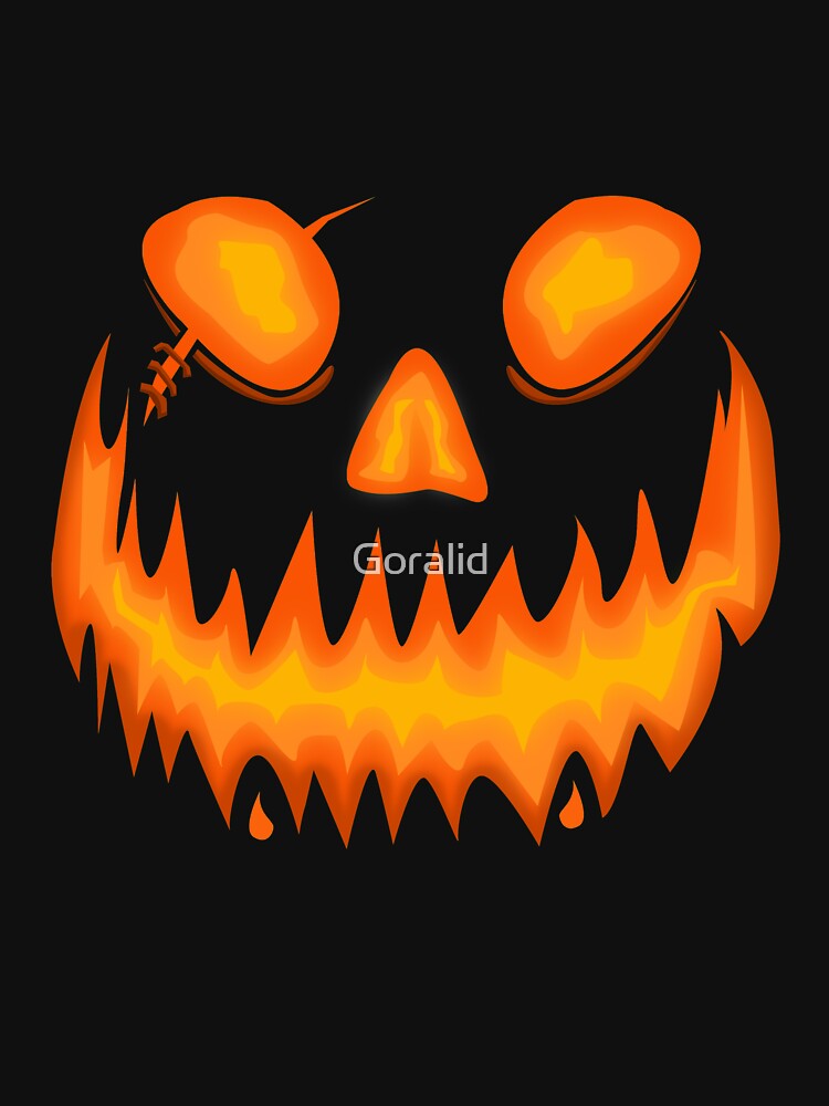 Halloween Evil Pumpkin Head by Goralid