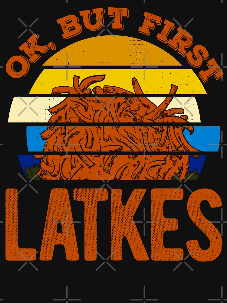 Funny Happy Hanukkah Latkes Gifts by artworkbyrihen