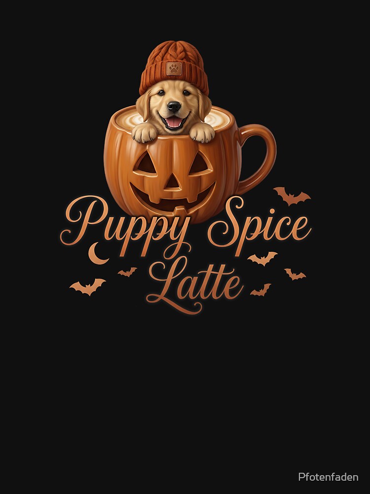 Puppy Spice Latte - Cute Halloween Dog Pumpkin Mug by Pfotenfaden