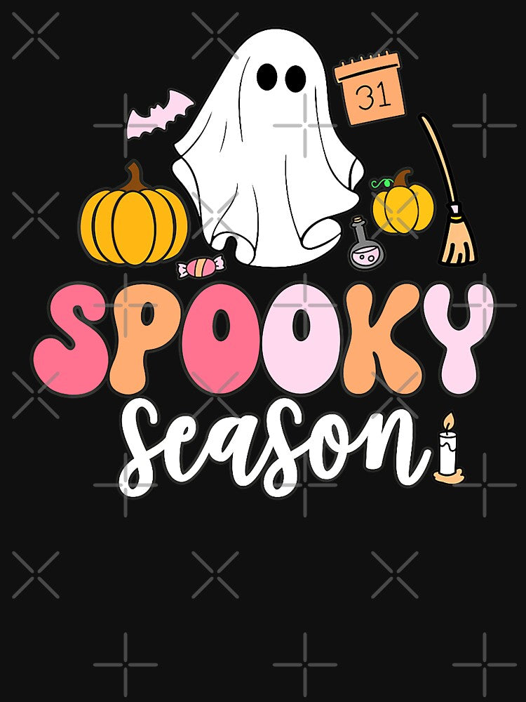 Cool Pumpkin Halloween Groovy Ghost Spooky Season Halloween Costume by SpookySeasonTee