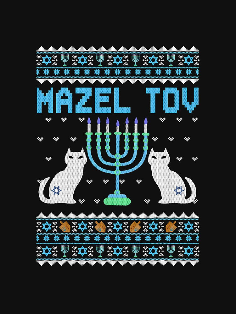 Meowzel Tov Chanukah Jewish Cat Owner by unassertive19