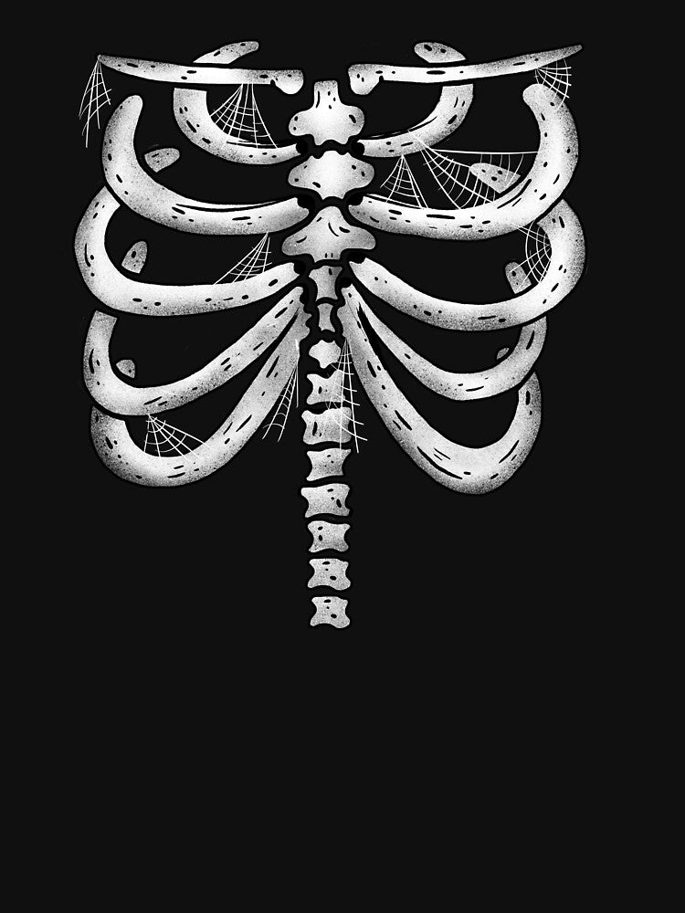 Spooky skeleton lungs - Funny Halloween by Hoetoons