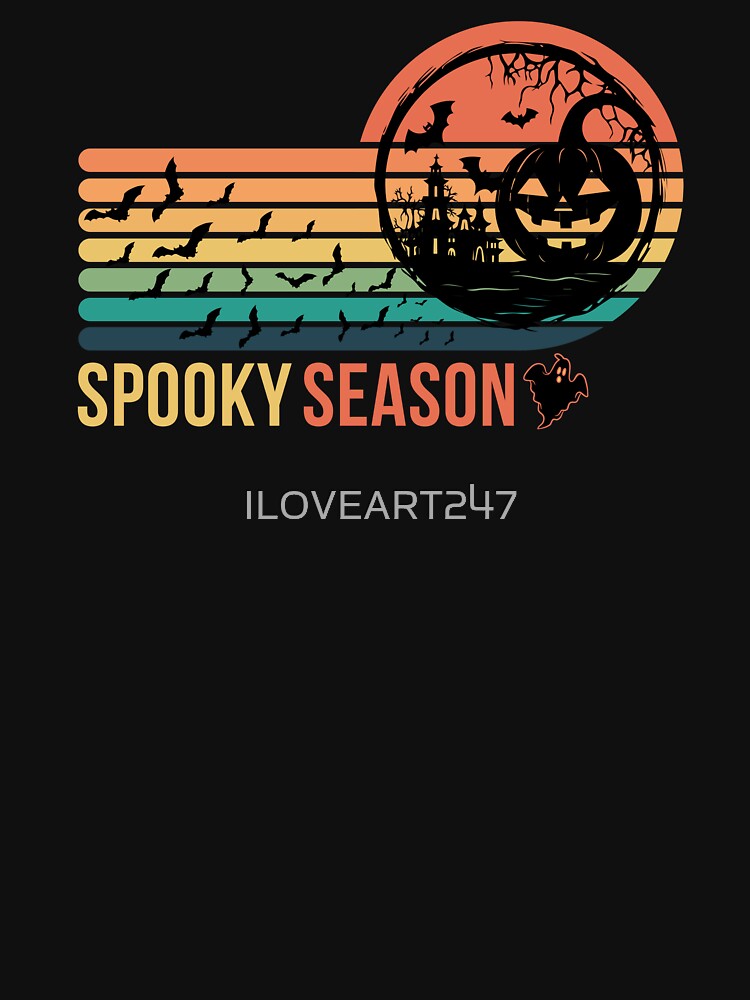 Spooky Season Halloween Retro Vibe Design by ILOVEART247