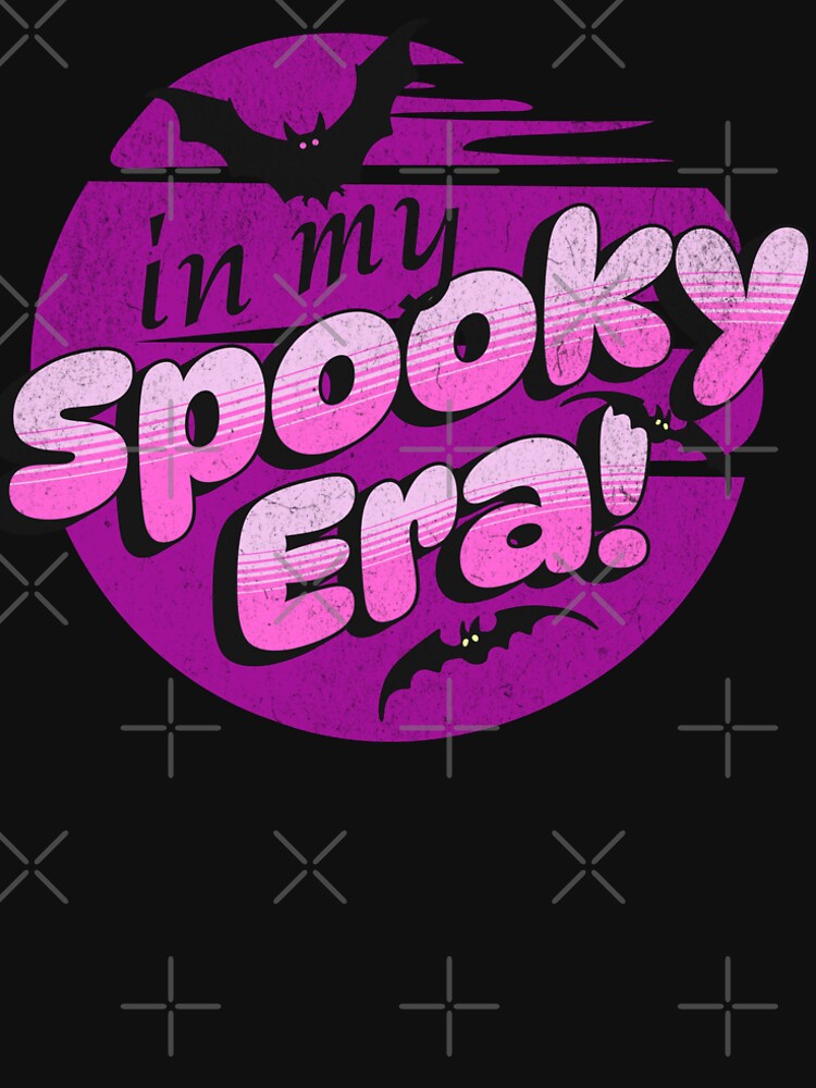 In My Spooky Era, Flying Bats Groovy Halloween by Mariana Piana