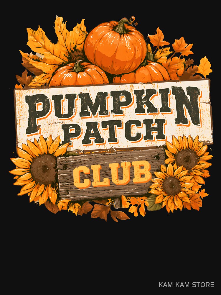 Pumpkin Patch Club Vintage Autumn Harvest by KAM-KAM-STORE