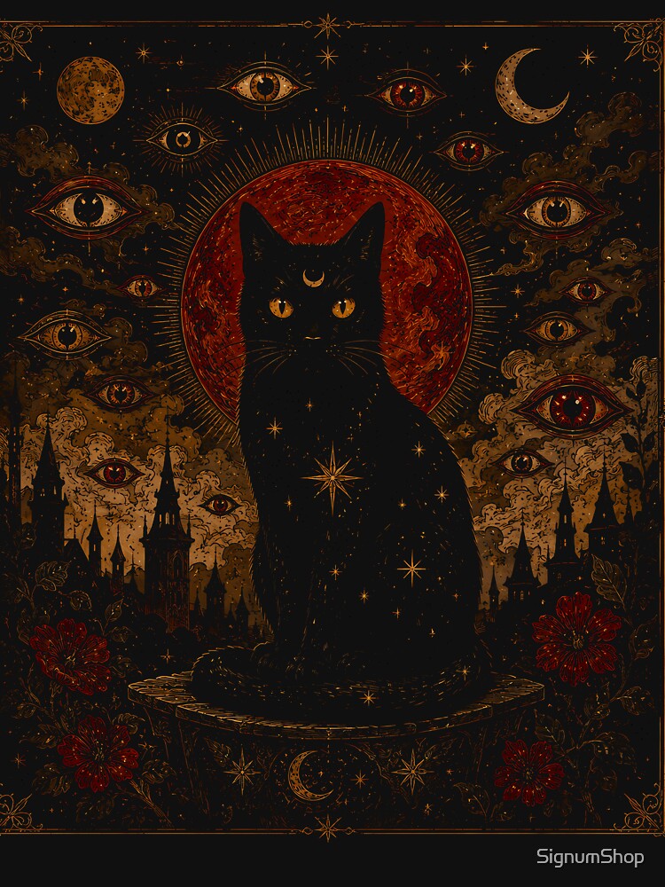 Mystic Black Cat by SignumShop