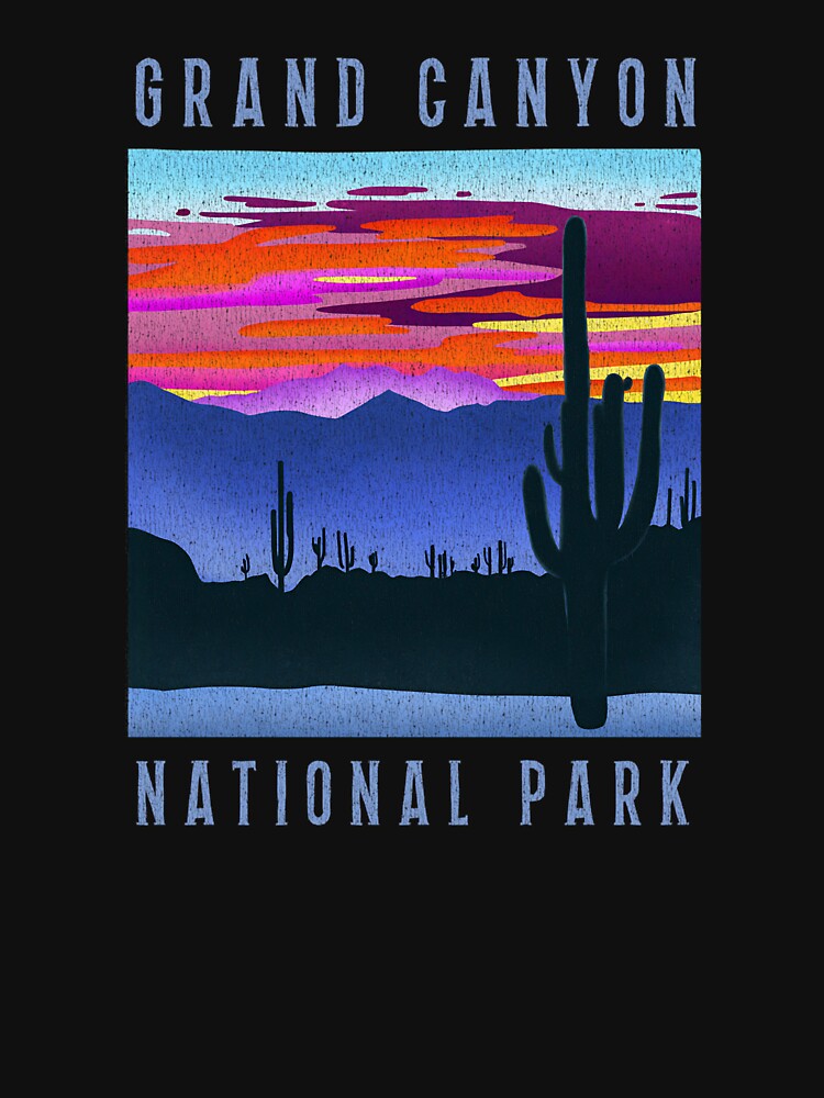 Vintage Distressed Grand Canyon National Park, adults & kids by Marguritesuzy