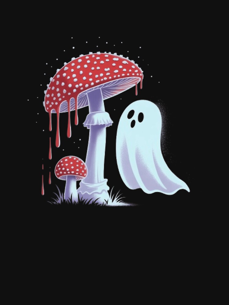 Cute Ghost and Mushroom by vvcreativedesigns
