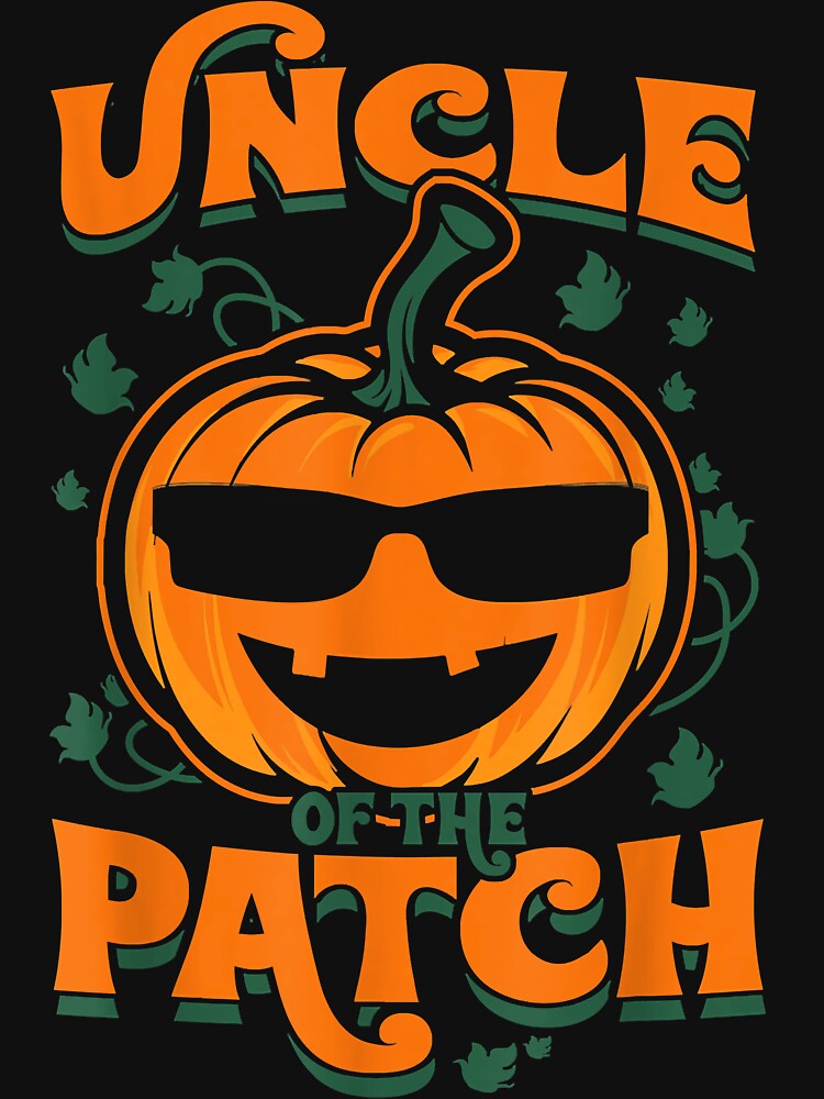 Pumpkin Uncle of the Patch Family Cute Halloween Funny Gift by MartMcconnell
