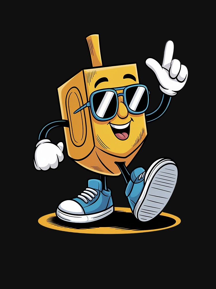 Dabbing Dreidel Hanukkah Dancing Chanukah Kids Girls Boys by catsdothingz