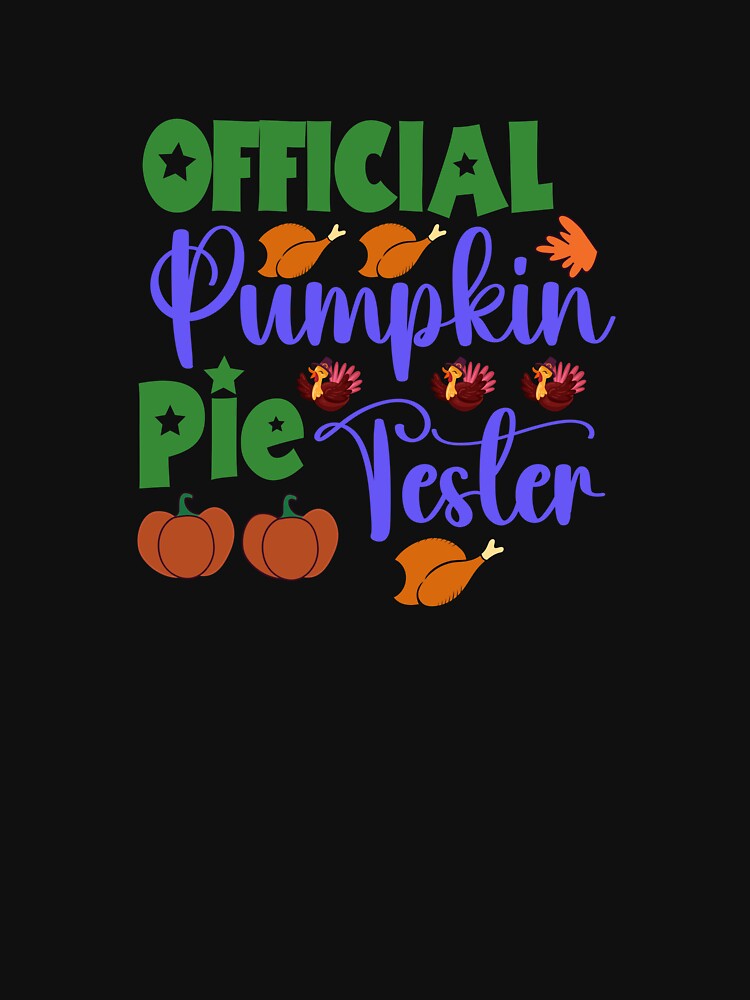 Official Pumpkin Pie Tester Funny Gifts For Her And Him by predoks