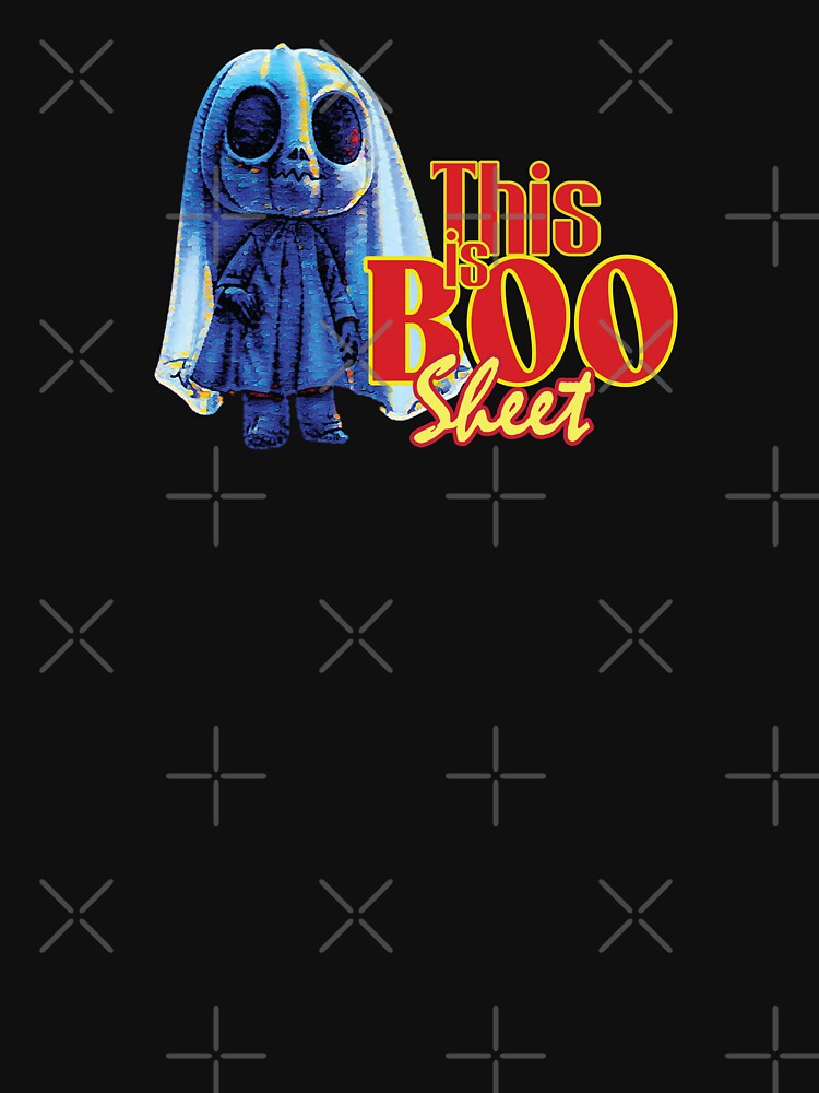 This Is Boo Sheet Ghost Retro Halloween Costume by Scaryzz