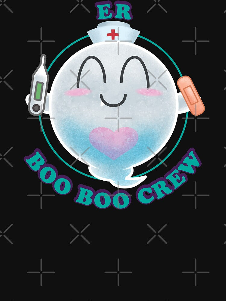 ER Boo Boo Crew Nursing Halloween Kawaii Ghost Nurse Costume by JinxWhaleDesign