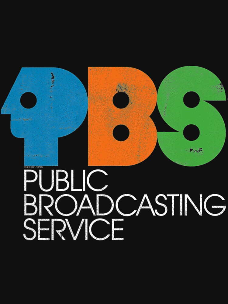 PBS Vintage Logo Distressed by poyinganianop