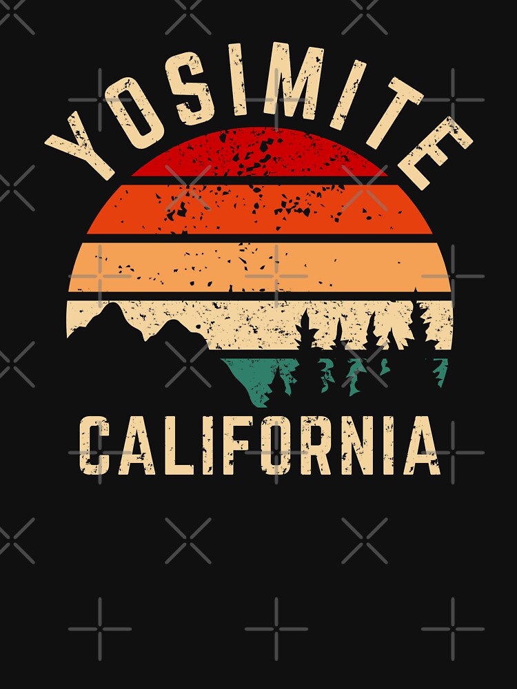 Yosimite California Vintage Retro Sunset by ForzaDesigns