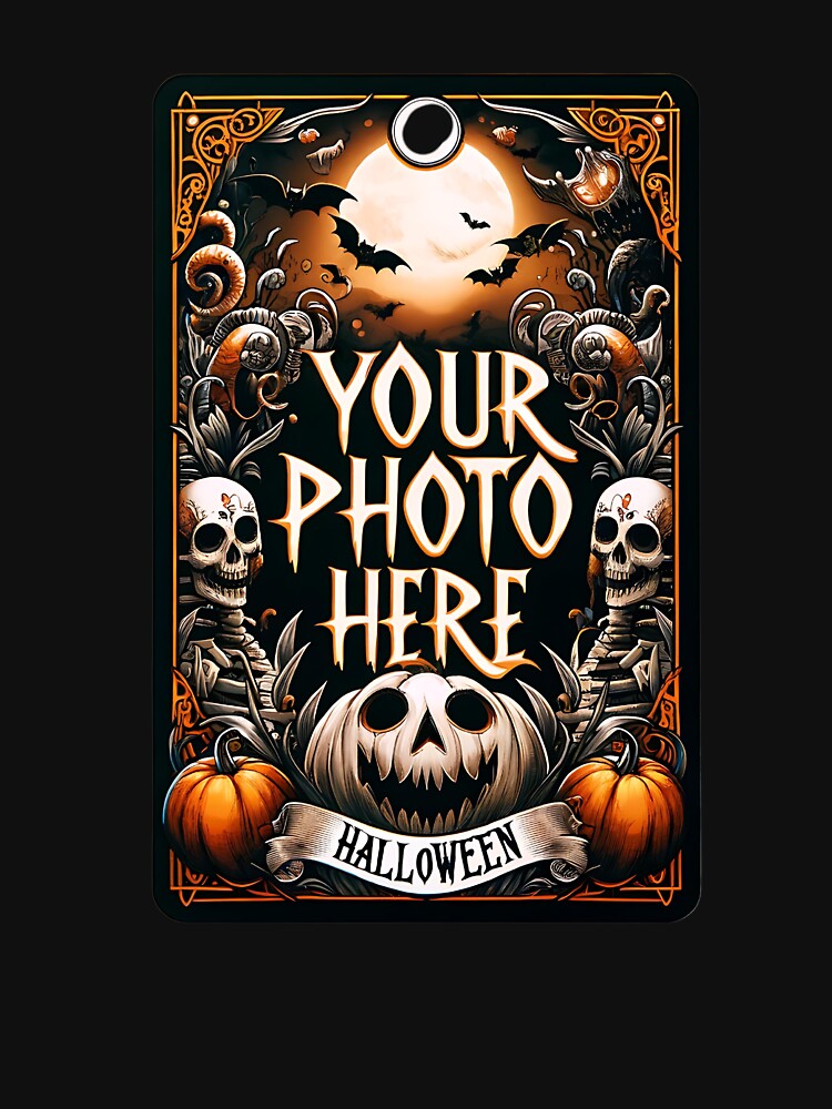 Halloween style tarot card-"Your Photo Here" T-Shirt - | Shirts for Men, Women | gifts for mom,gifts for dad,gifts for buddy Classic T-Shirt Essential T-Shirt by jiratha