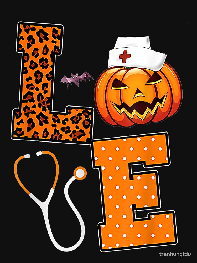 Love Nurse Pumpkin Halloween by tranhungtdu