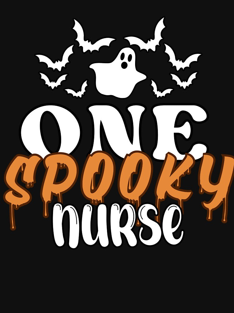 one spooky nurse funny halloween costume for nurses for halloween by Havic  Tees