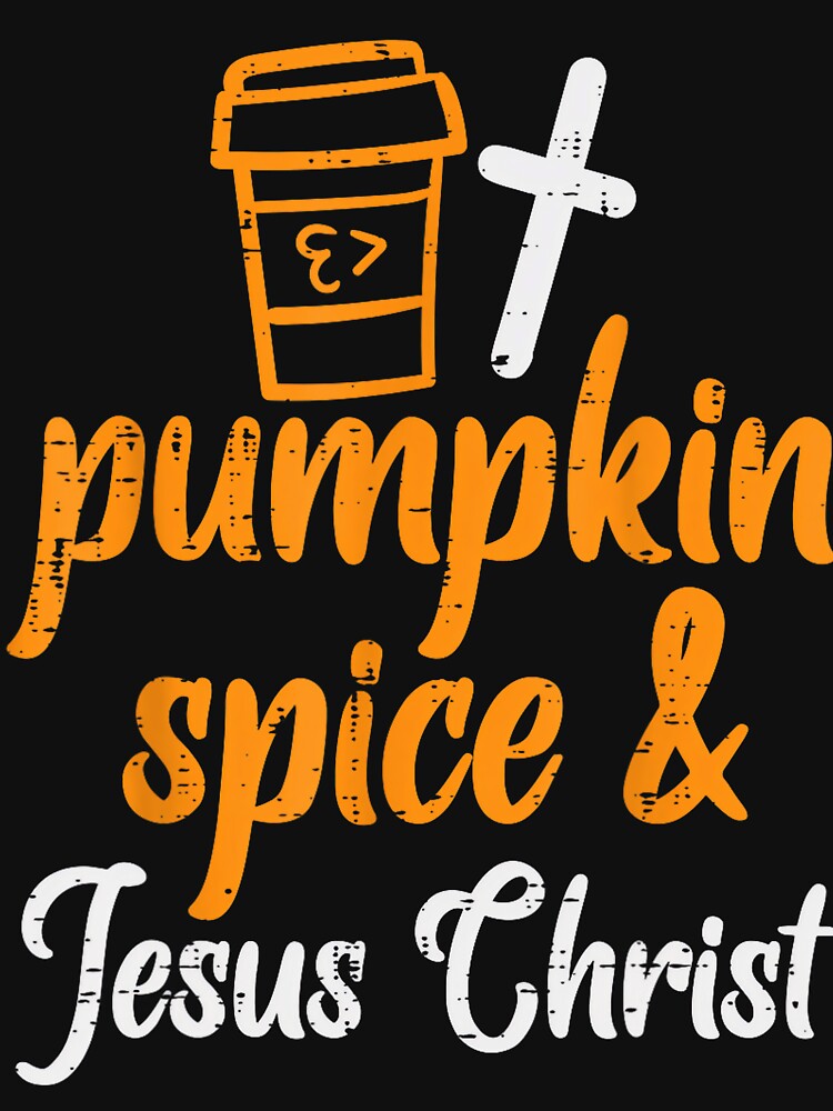 Funny Pumpkin Classic Jesus Vintage Retro Christ Spice Christmas and by JamieFmorriSS