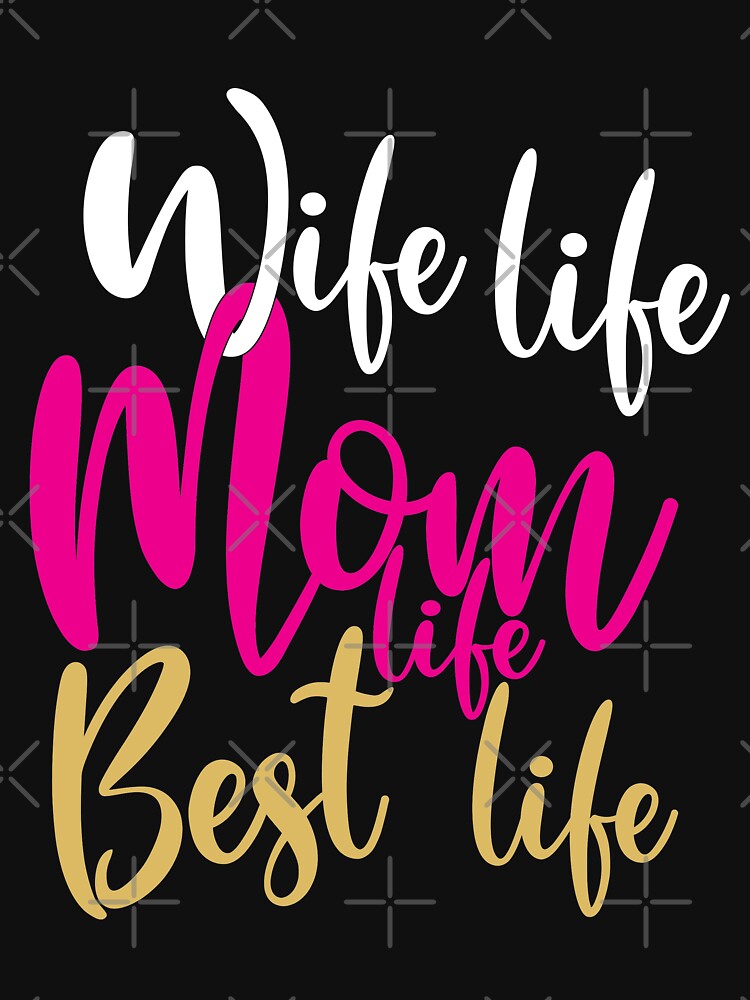 Christmas Gift for Wife, Wife Life Mom Life Best Life, Wife Mom Boss, Mothers Day Gift by plussorn