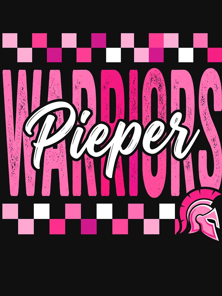 Wanderlust Pink Checkered Retro Varsity Graphic by SofenArt