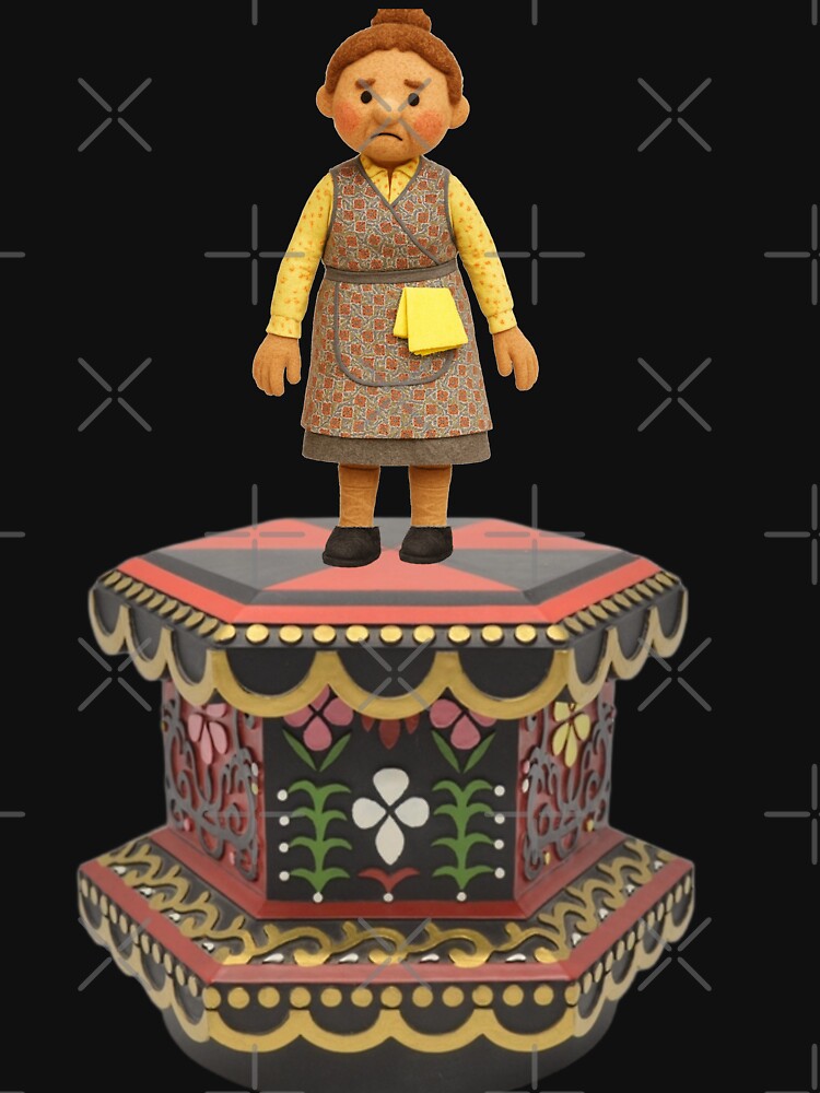 Mrs Overall in Camberwick Green by halibutgoatramb