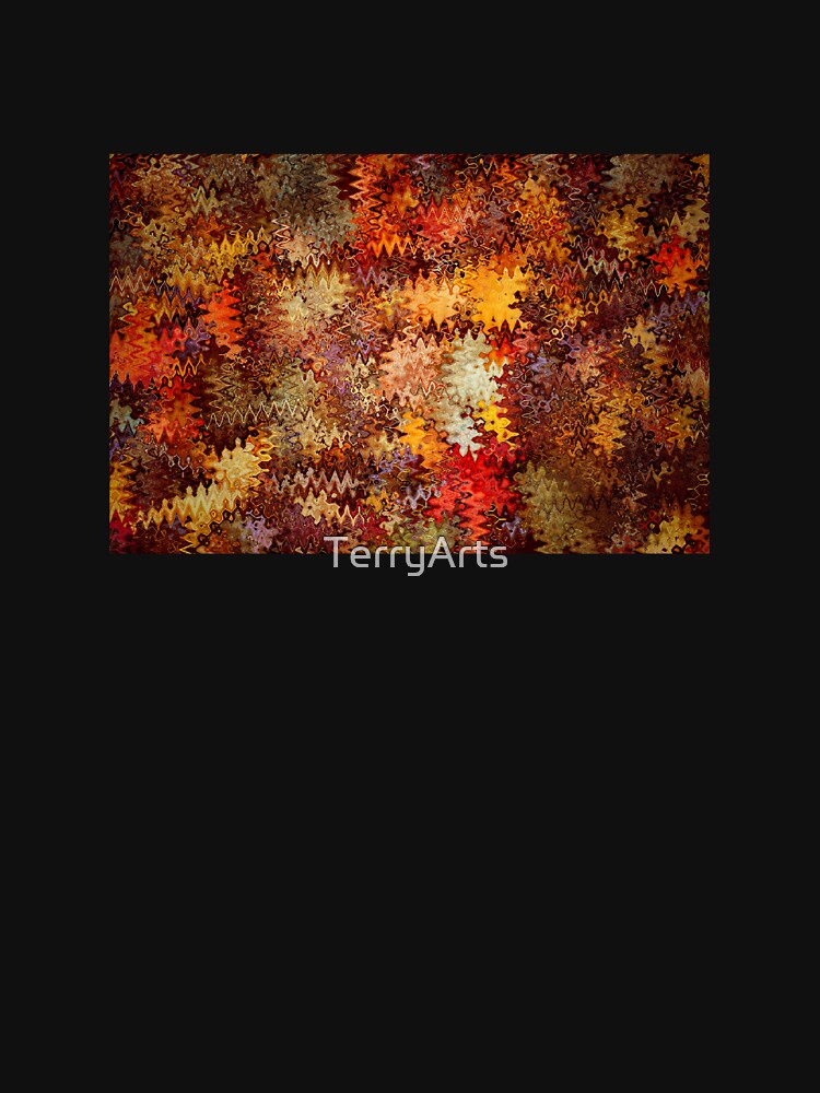Abstract Autumn Leaves and Autumnal Hues - Colors of Autumn 10 of 12 by Beachy