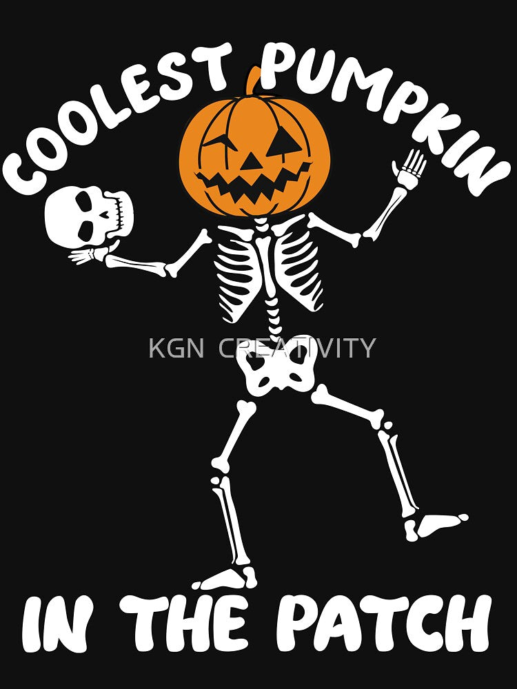 Coolest Pumpkin In The Patch Funny Halloween by KGN  CREATIVITY